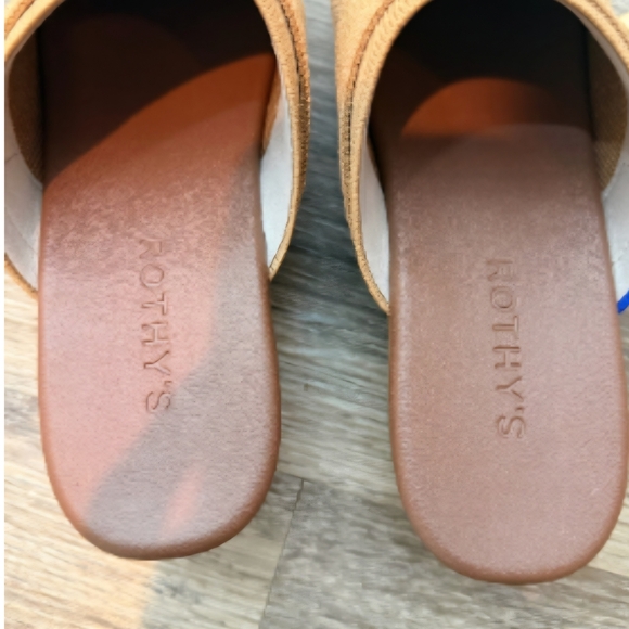 ROTHY'S The Buckle Clog Brown Butternut Women’s US 7.5 EU 37.5 UK 5 New W/ Box - Picture 11 of 15